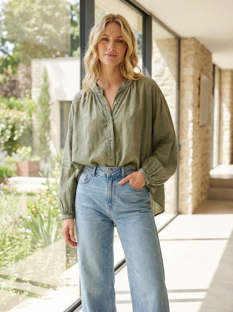 Grossiste LAFÉEROSE - Blouse à Manches Bouffantes