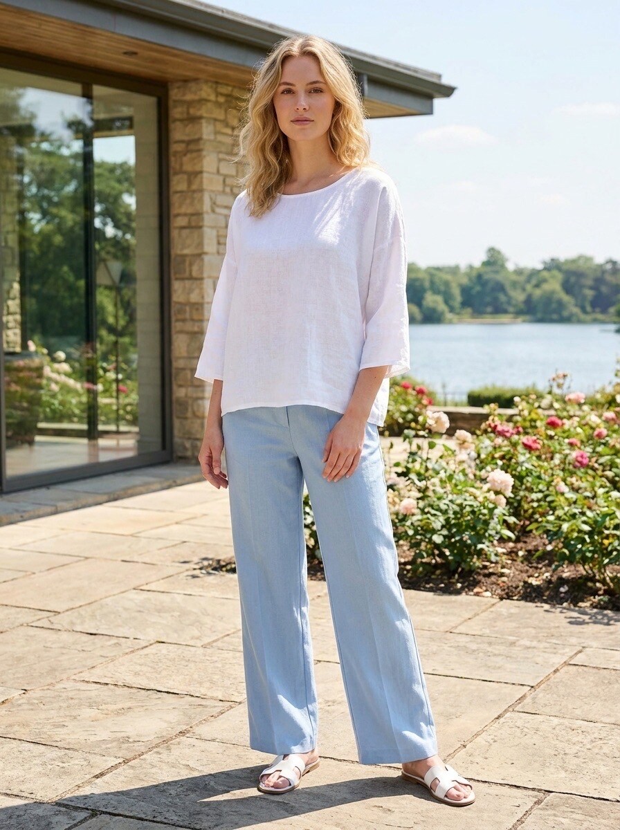 Mayorista LAFÉEROSE - Top de Lino Oversize