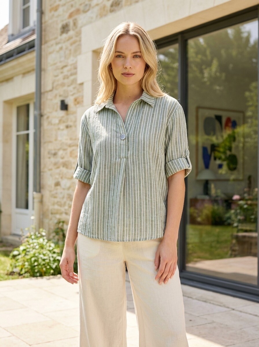 Grossiste LAFÉEROSE - Chemise oversize à rayures