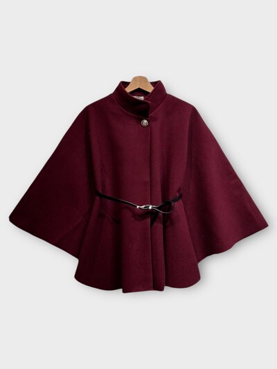 Grossiste LAFÉEROSE - CAPE/PONCHO/VESTE MANTEAU AVEC BOUTON CEINTURE INTÉGRÉ NEW TENDANCE VALENTINA Grossiste LAFÉEROSE - CAPE/PONCHO/VESTE MANTEAU AVEC BOUTON CEINTURE INTÉGRÉ NEW TENDANCE VALENTINA