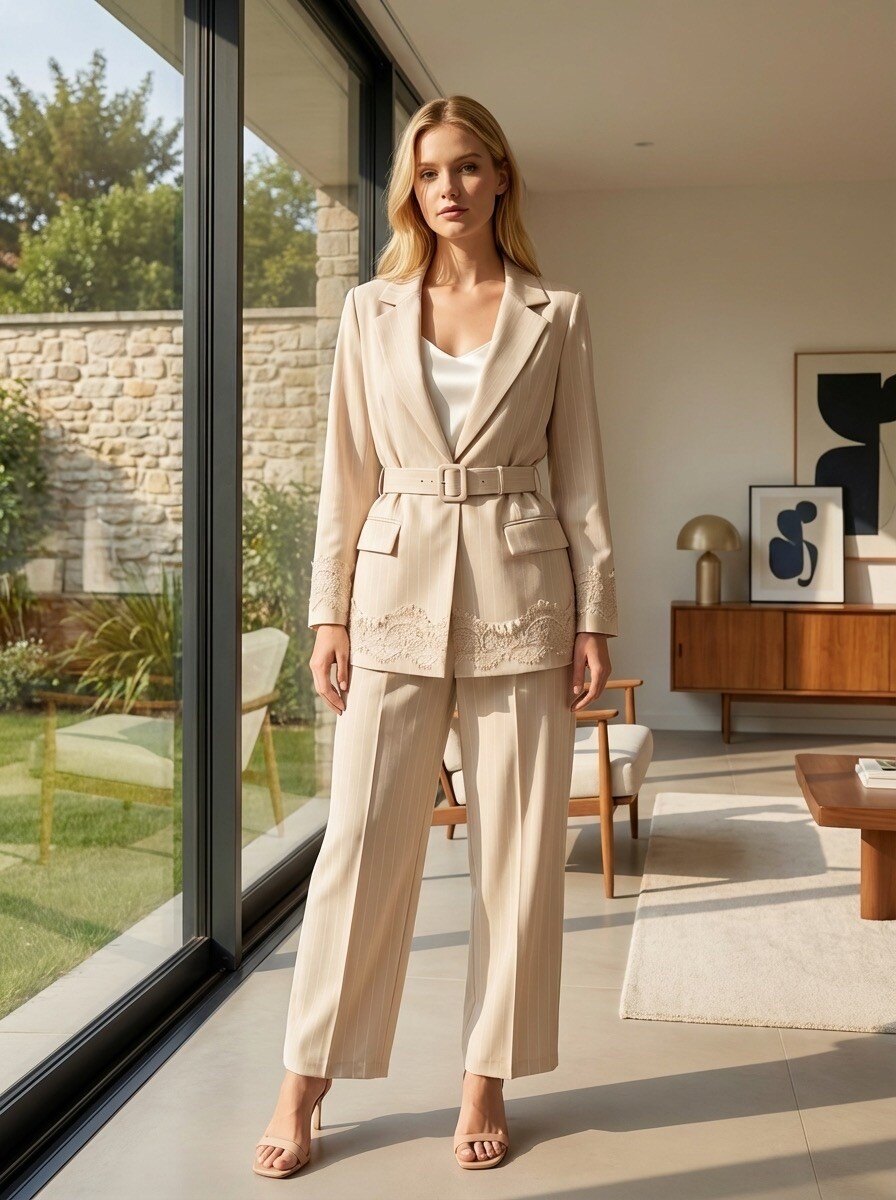 Grossiste LAFÉEROSE - Ensemble tailleur décontracté pour femme