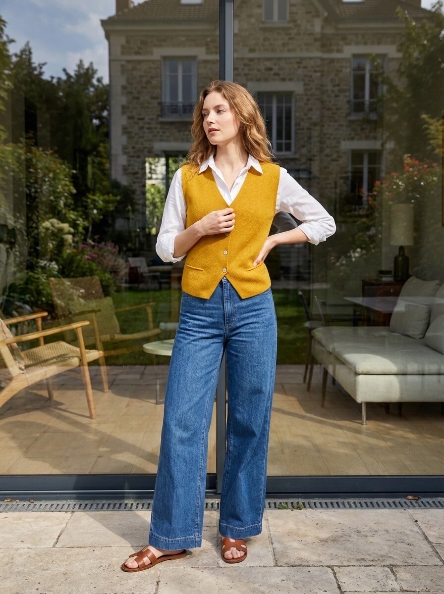 Wholesaler LAFÉEROSE - Top Soft Sleeveless Viscose Knitted Vest