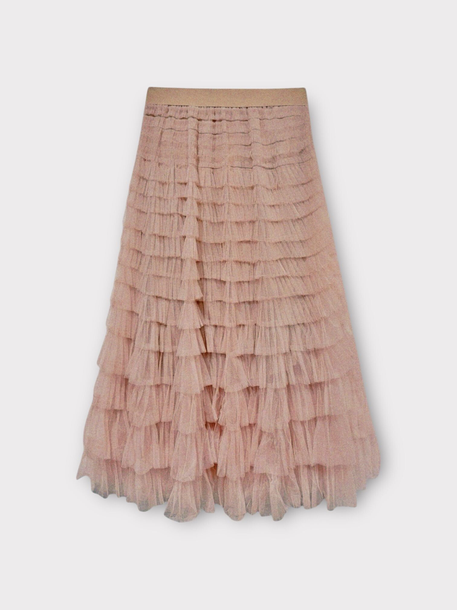 Wholesaler LAFÉEROSE - LONG CHIFFON TULLE SKIRT IN NEW LAFÉE SILK VISCOSE