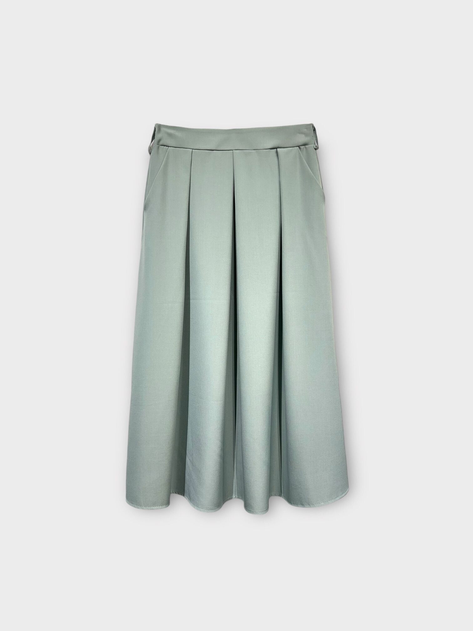 Grossista LAFÉEROSE - Gonna lunga svasata a trapezio fluido elastico in vita cintura elegante chic