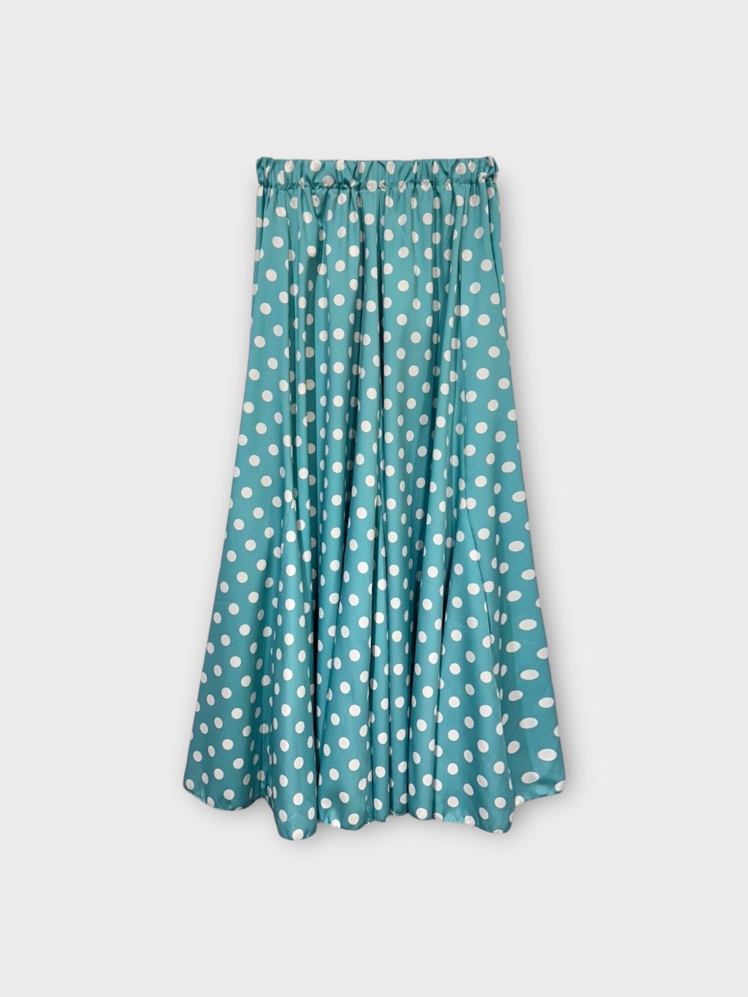 Grossista LAFÉEROSE - Gonna lunga fluida e svasata stampata con peso - effetto seta - elegante chic