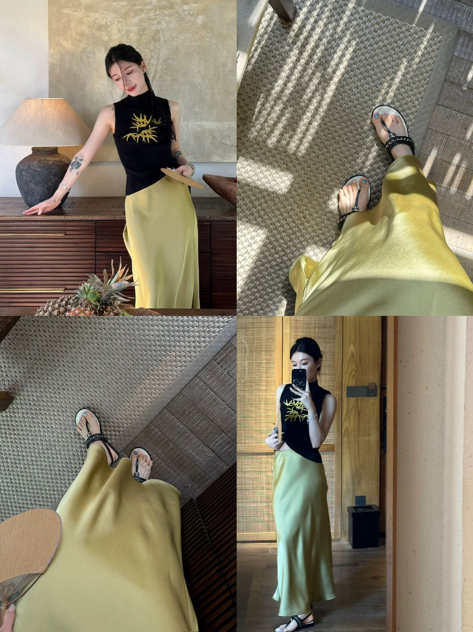 Grossiste LAFÉEROSE - Jupe longue 100% viscose satinée fluide évasée coupe sirène - chic et élégante