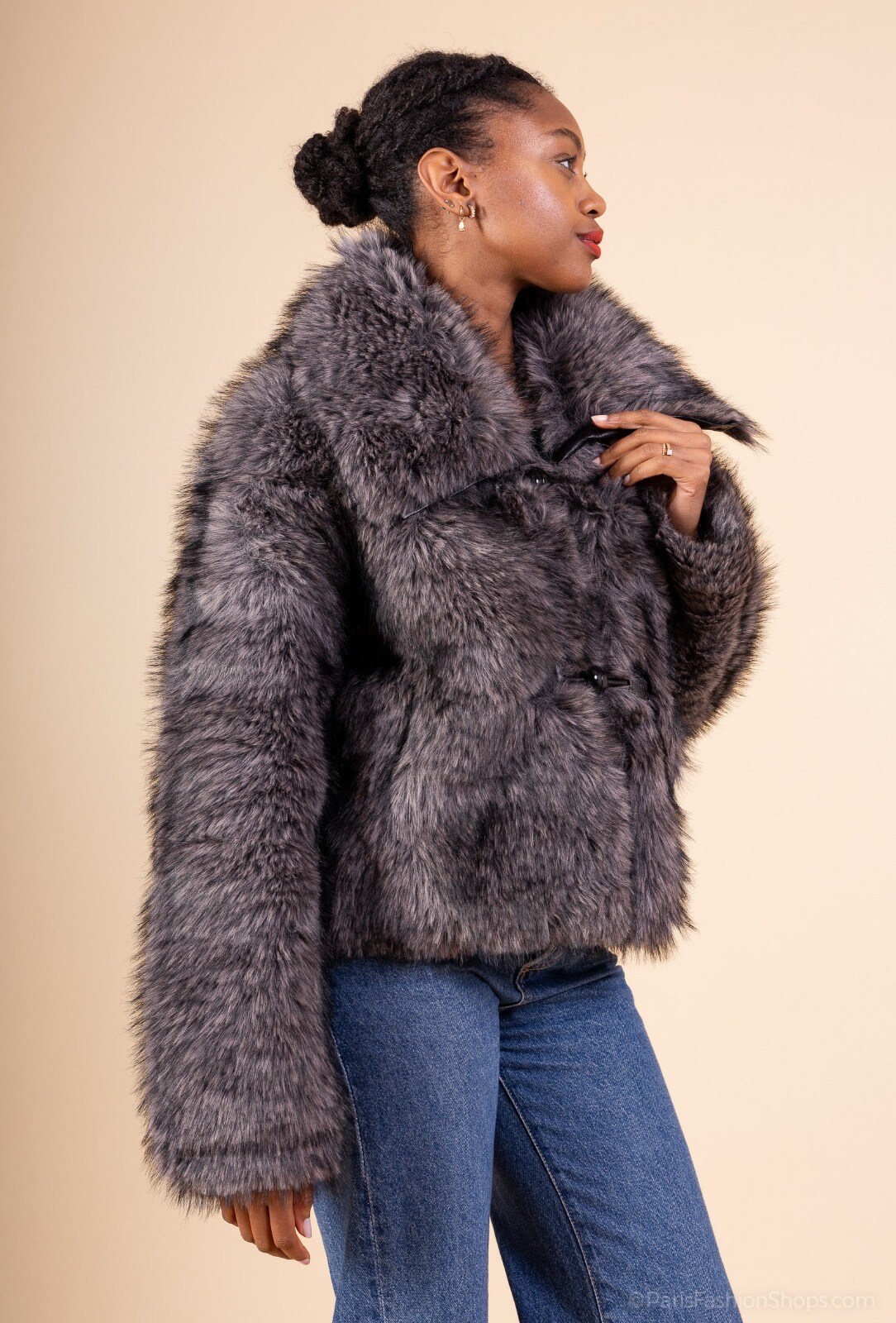 Mayorista LAFÉEROSE - Chaqueta abrigo pelo sintético muy suave
