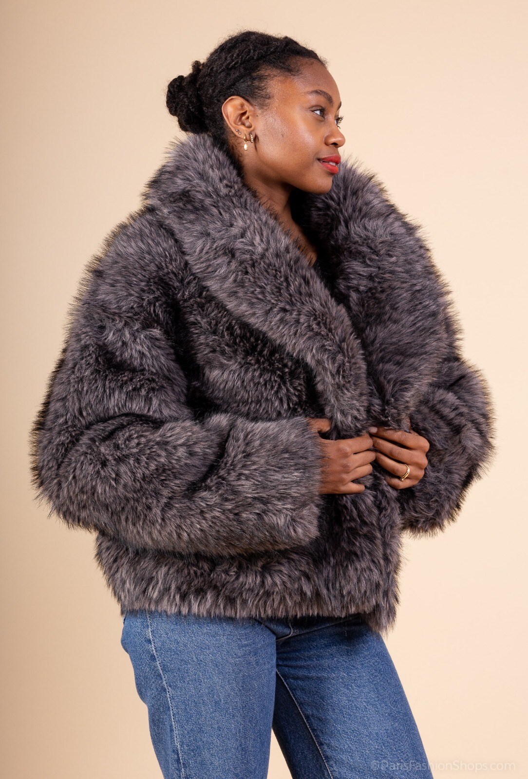 Mayorista LAFÉEROSE - Chaqueta abrigo pelo sintético muy suave