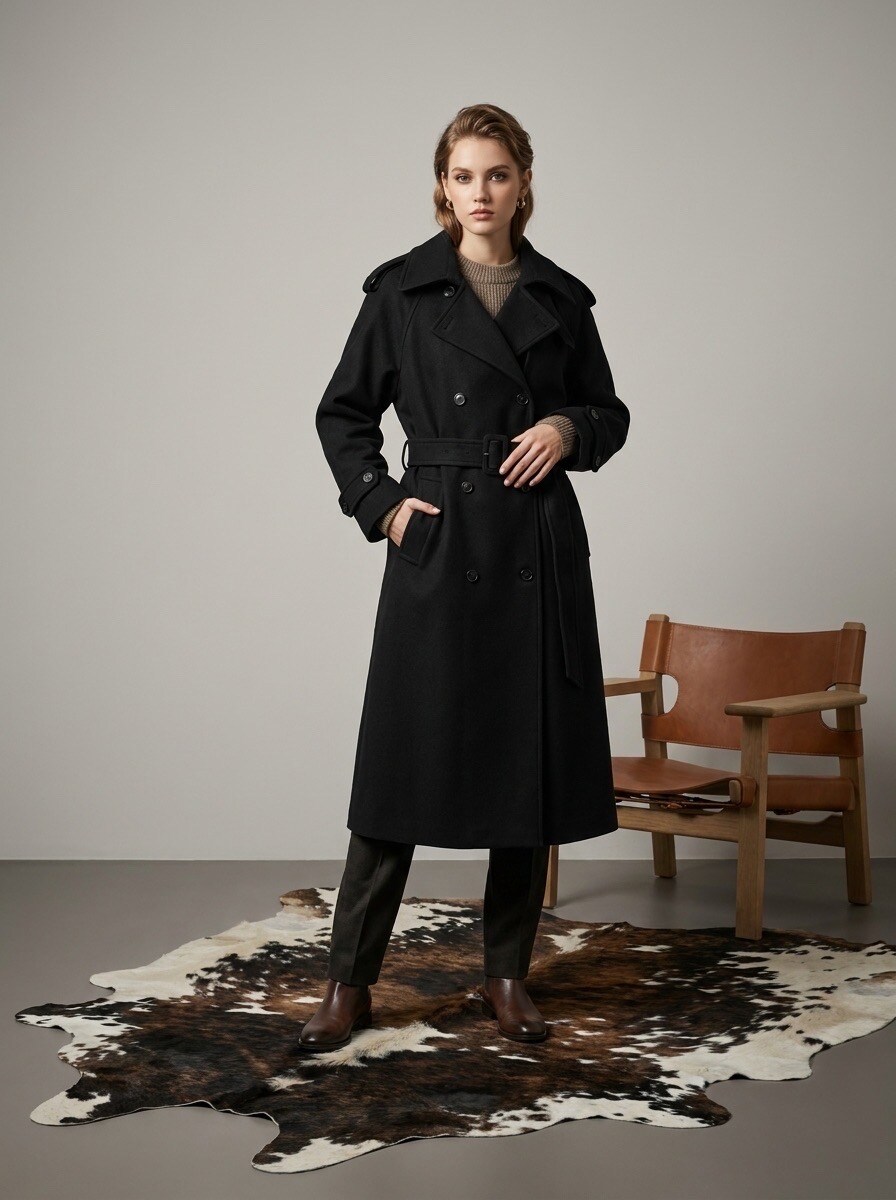 Grossiste LAFÉEROSE - Trench-coat long classique