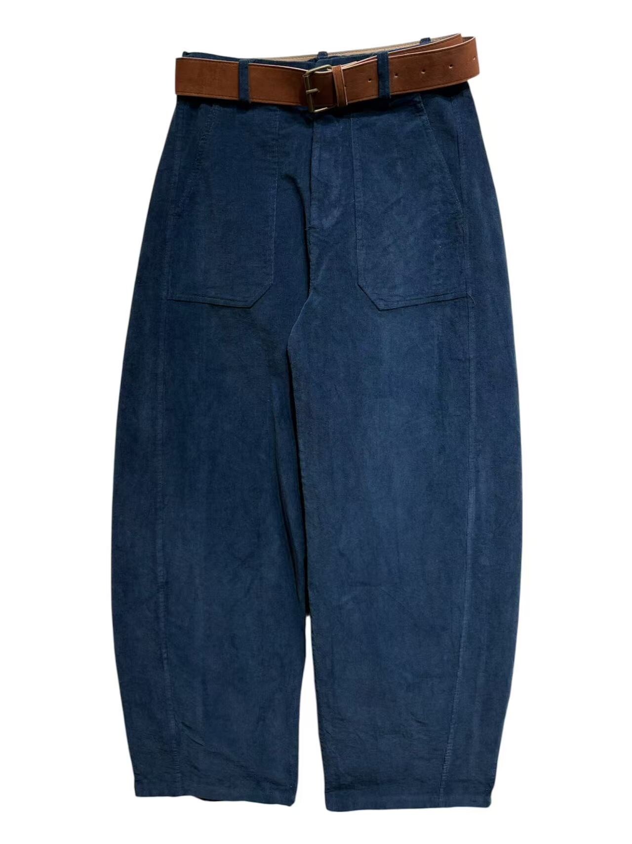 Pantaloni Jeans Cargo Donna Con Vita Elasticizzata E Tasche - Taglia Larga, Comfort Casuale - 3