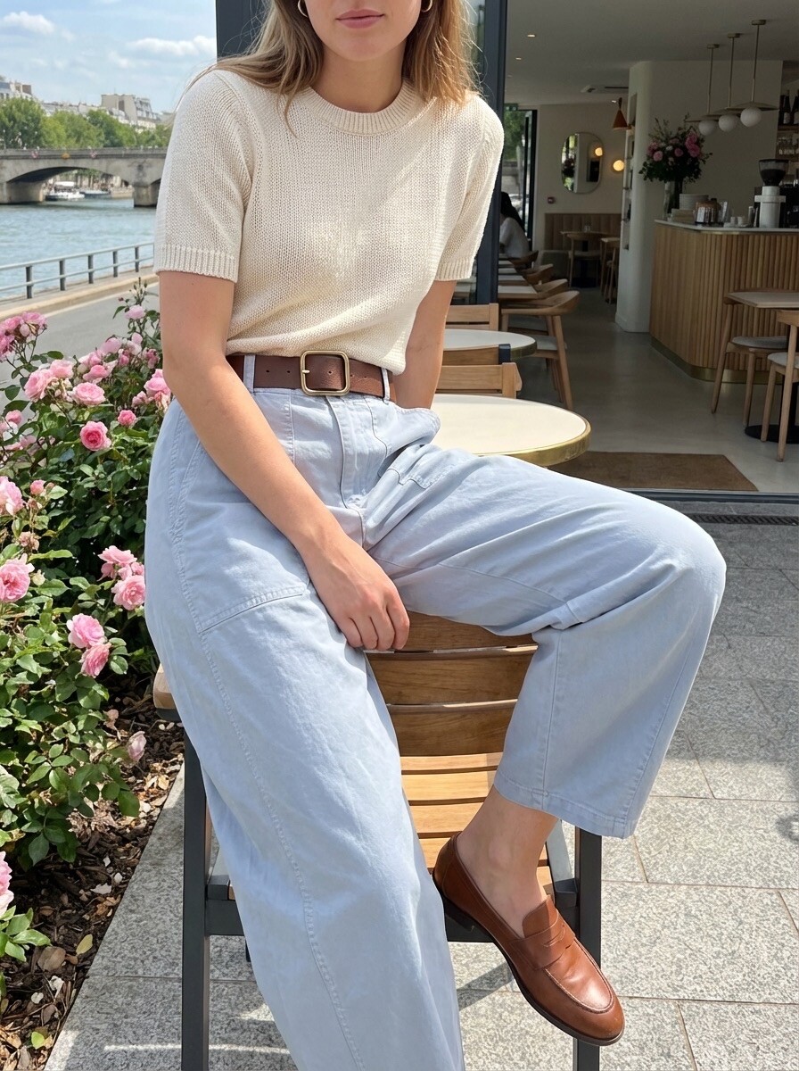 Mayorista LAFÉEROSE - Pantalones de corte barril, primavera y verano ultramodernos