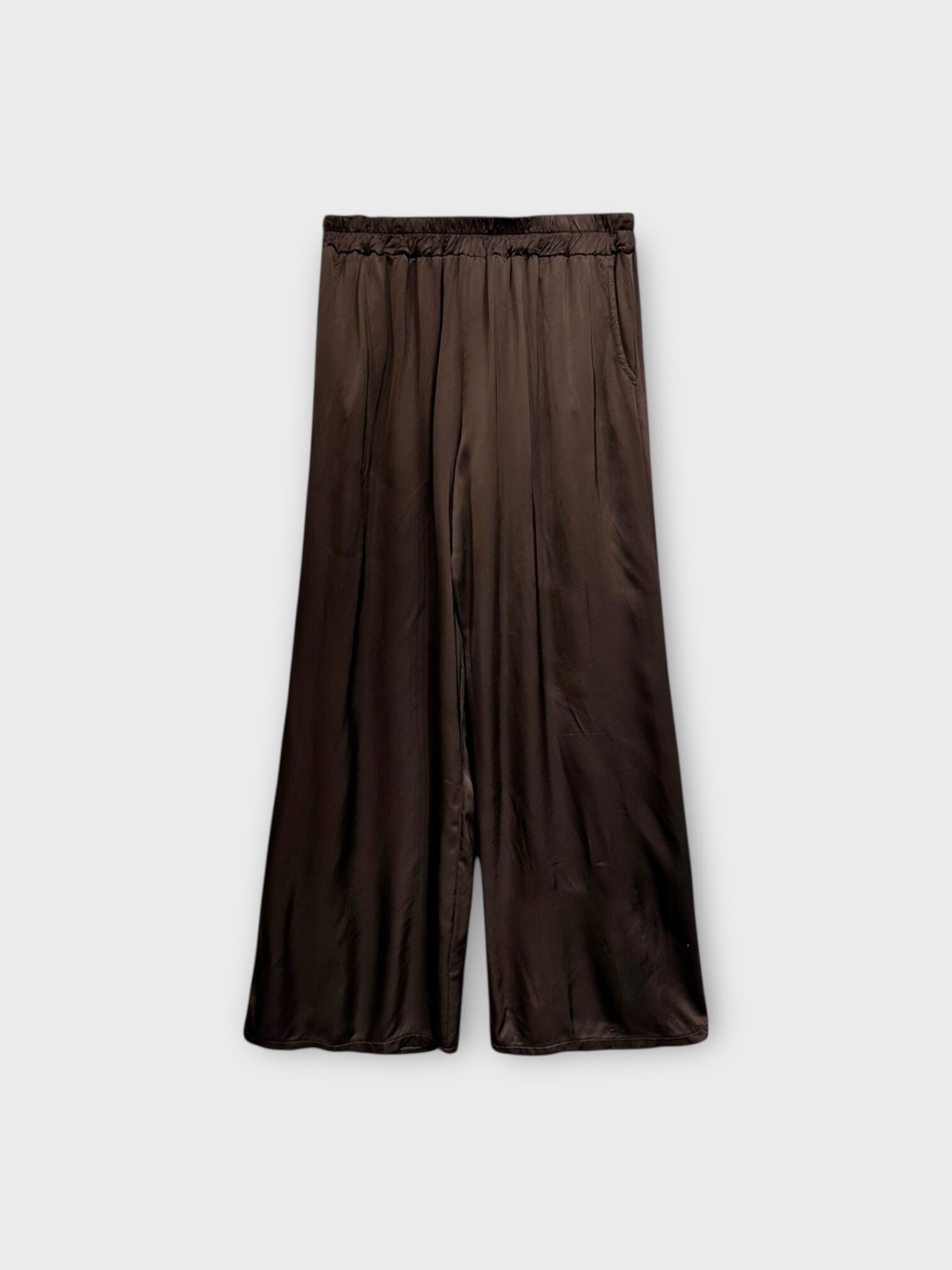 Grossista LAFÉEROSE - Pantaloni fluidi al 100% viscosi svasato con tasche
