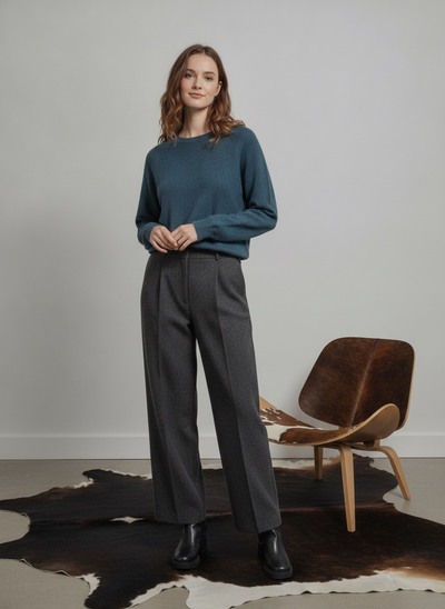 Großhändler LAFÉEROSE - Einfarbiger Pullover aus Viskose- und Kaschmirmischung Großhändler LAFÉEROSE - Einfarbiger Pullover aus Viskose- und Kaschmirmischung
