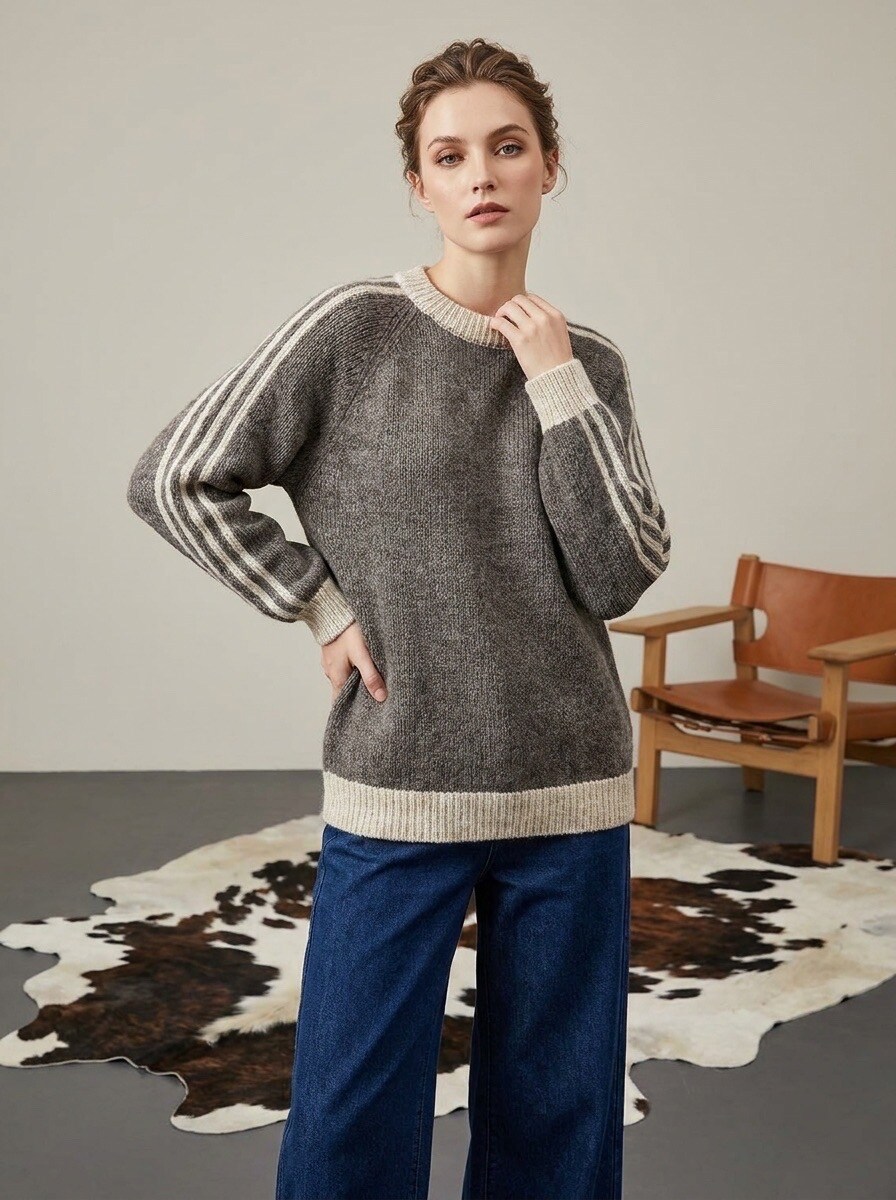 Großhändler LAFÉEROSE - Schicker Sportpullover mit Streifen