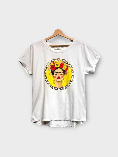 Grossiste LAFÉEROSE - Top/T-shirt imprimé à manches courtes en coton doux - oversize Grossiste LAFÉEROSE - Top/T-shirt imprimé à manches courtes en coton doux - oversize