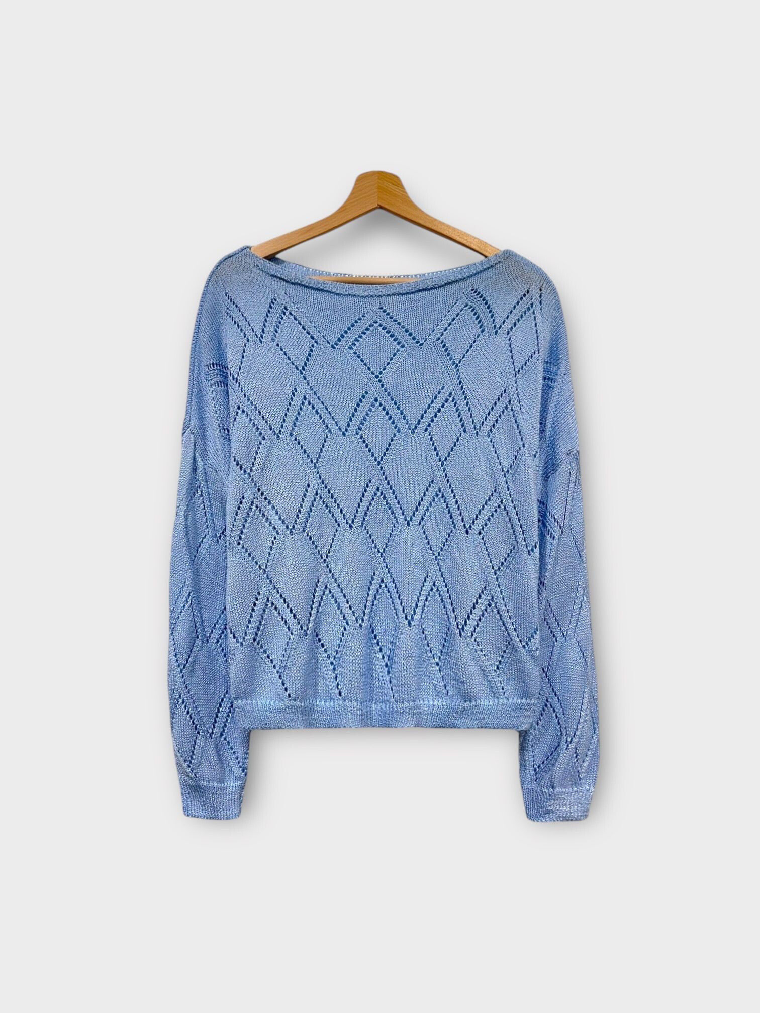 Mayorista LAFÉEROSE - Top pequeño jersey de crochet con detalles bordados escote en pico sin mangas primavera verano