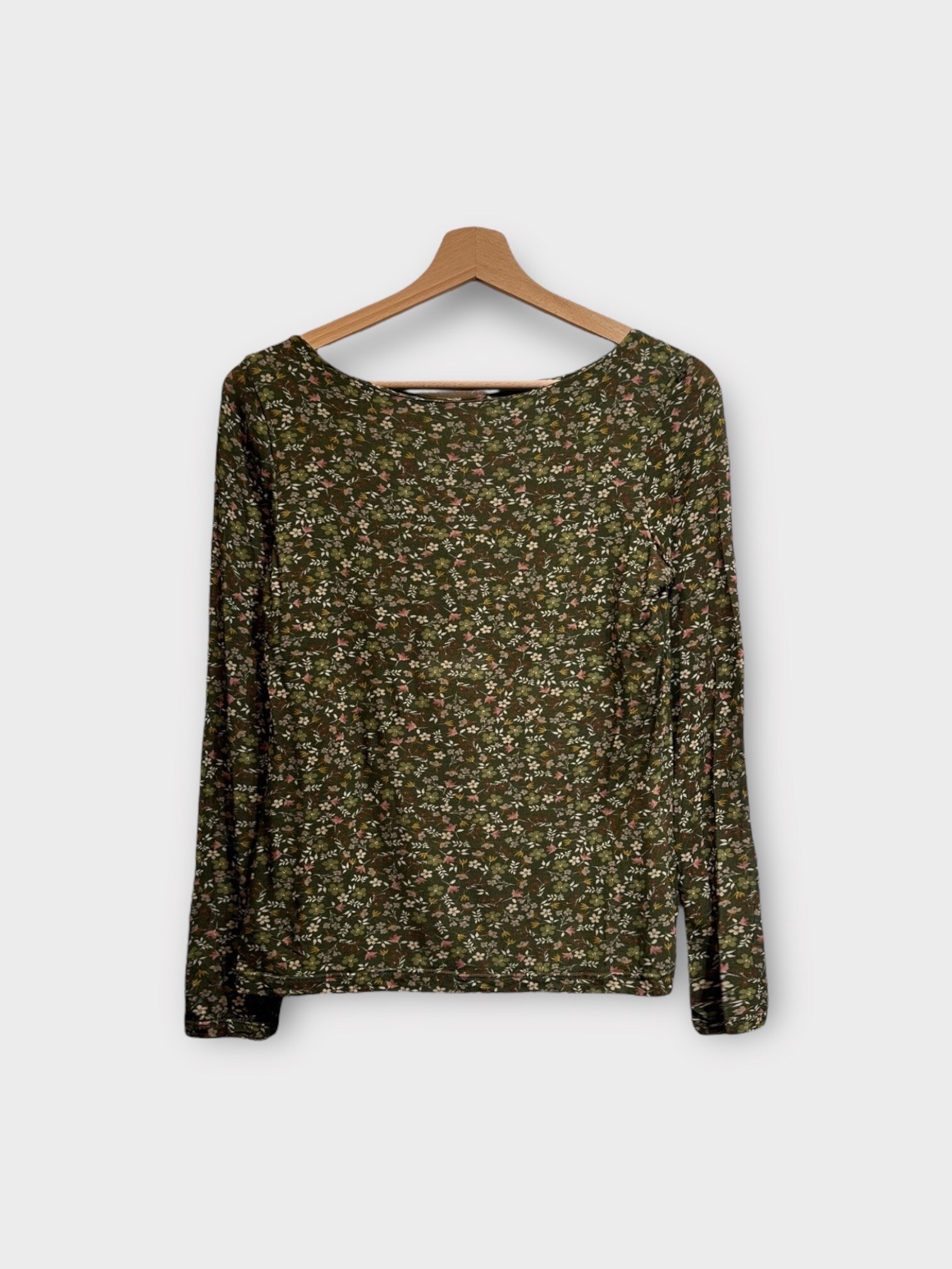 Grossiste LAFÉEROSE - Top sous pull doux imprimé en mélange de viscose et modal