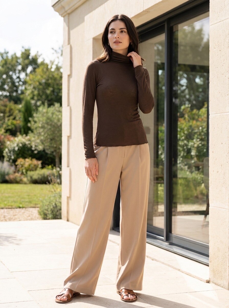 Großhändler LAFÉEROSE - PULLOVER – UNTERSWEATER-OBERTEIL AUS FEINEM UND ULTRAWARMEM KASCHMIR NEW LAFEEROSE