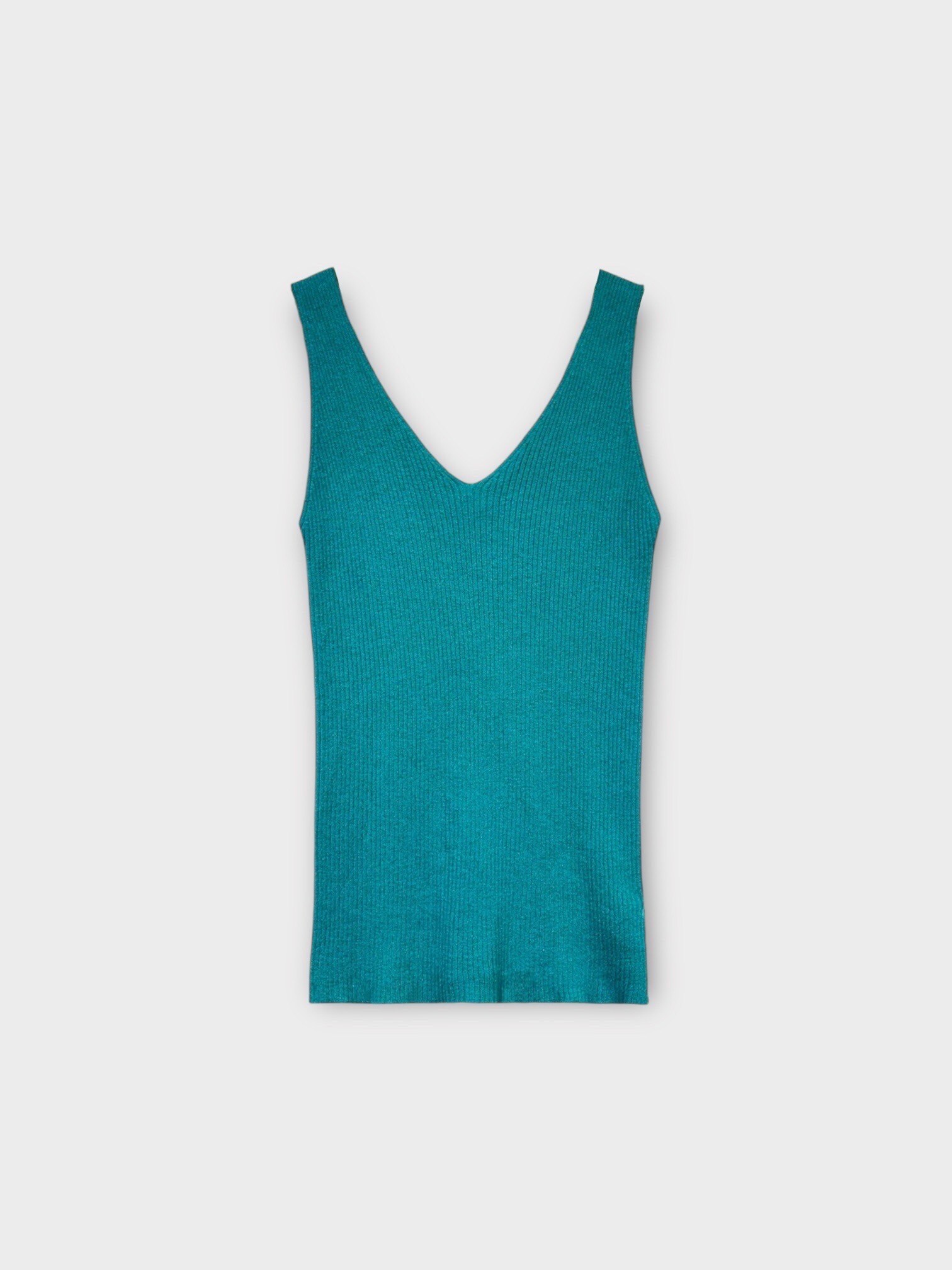 Grossista LAFÉEROSE - TANK TOP IN MAGLIA MOLTO MORBIDA CON SCOLLO A V sotto il maglione o la camicia new lafee