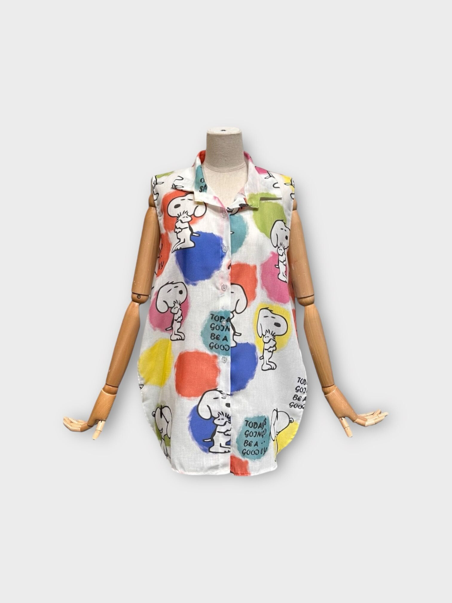 Wholesaler LAFÉEROSE - Top cotton tank top with Linen Effect Style Sleeveless shirt