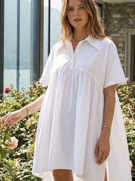 Wholesaler LAFÉEROSE - Oversize premium cotton top/blouse/tunic