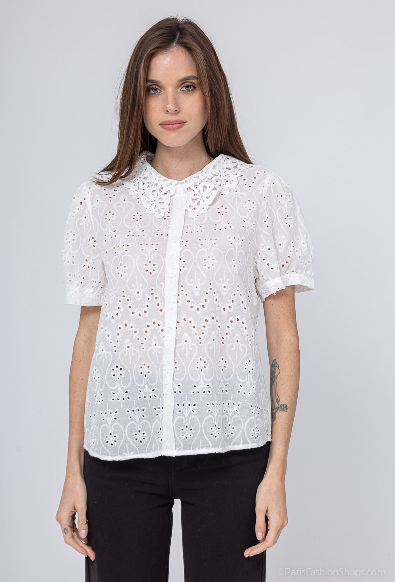 Wholesaler LAJOLY - English embroidery shirt