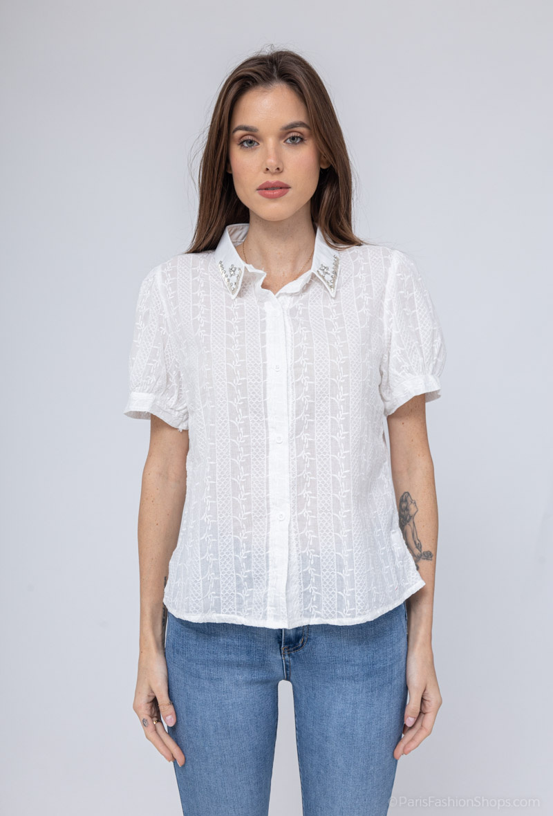 Wholesaler LAJOLY - English embroidery shirt