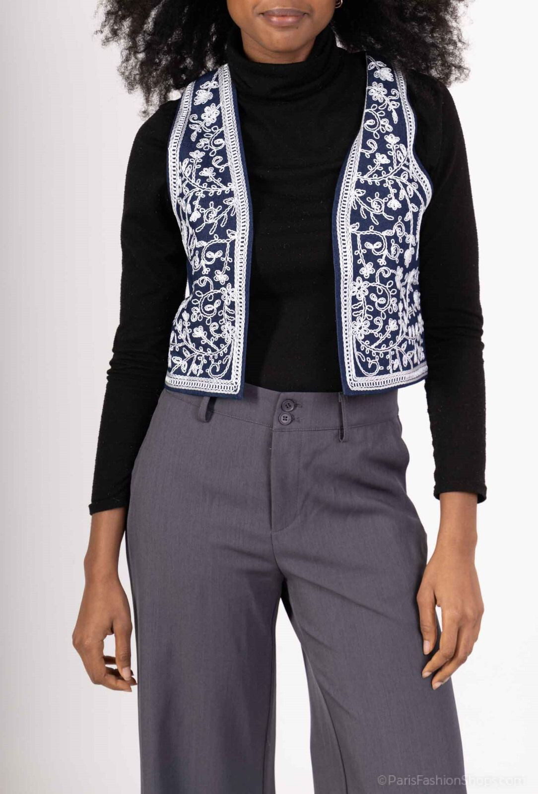 Grossiste LAJOLY - Gilet brodé