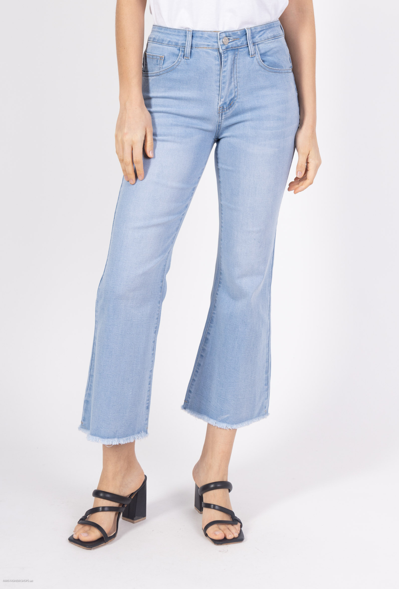 Wholesaler LAJOLY - Frayed bottom flare jeans