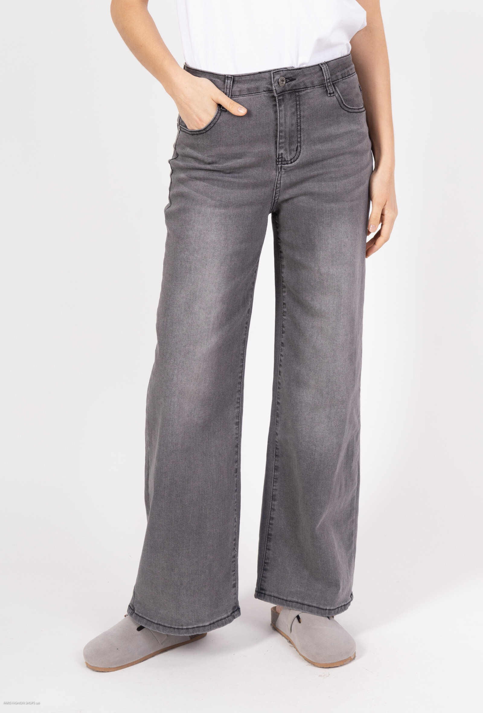 Wholesaler LAJOLY - Frayed bottom flare jeans