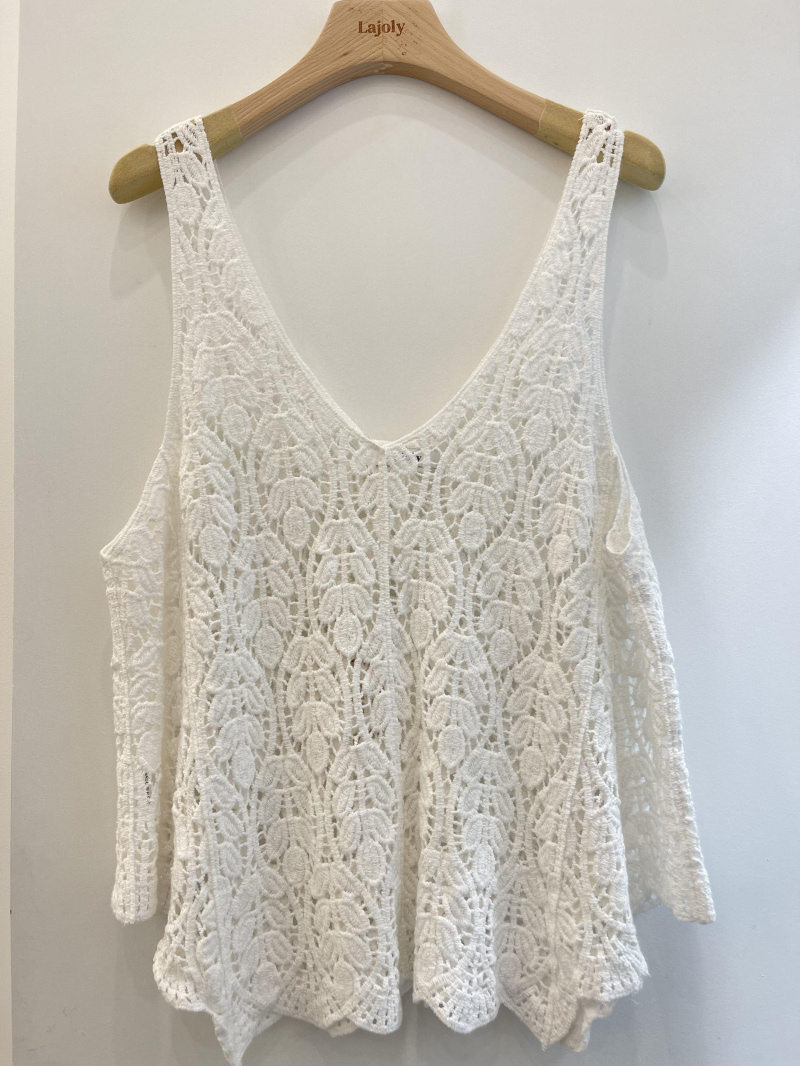 Wholesaler LAJOLY - Crochet top with straps