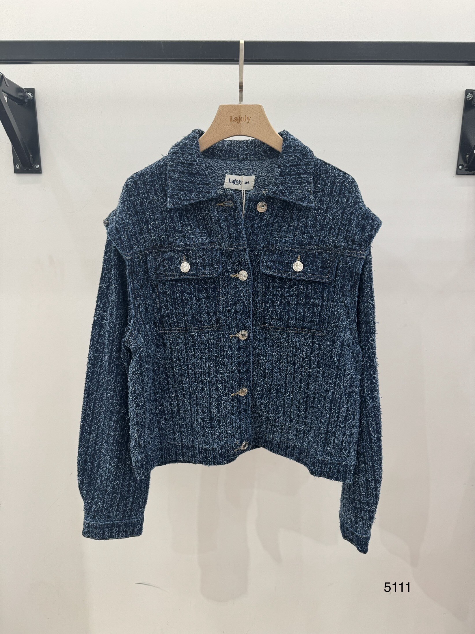 Wholesaler LAJOLY - Denim Jacket Tweed