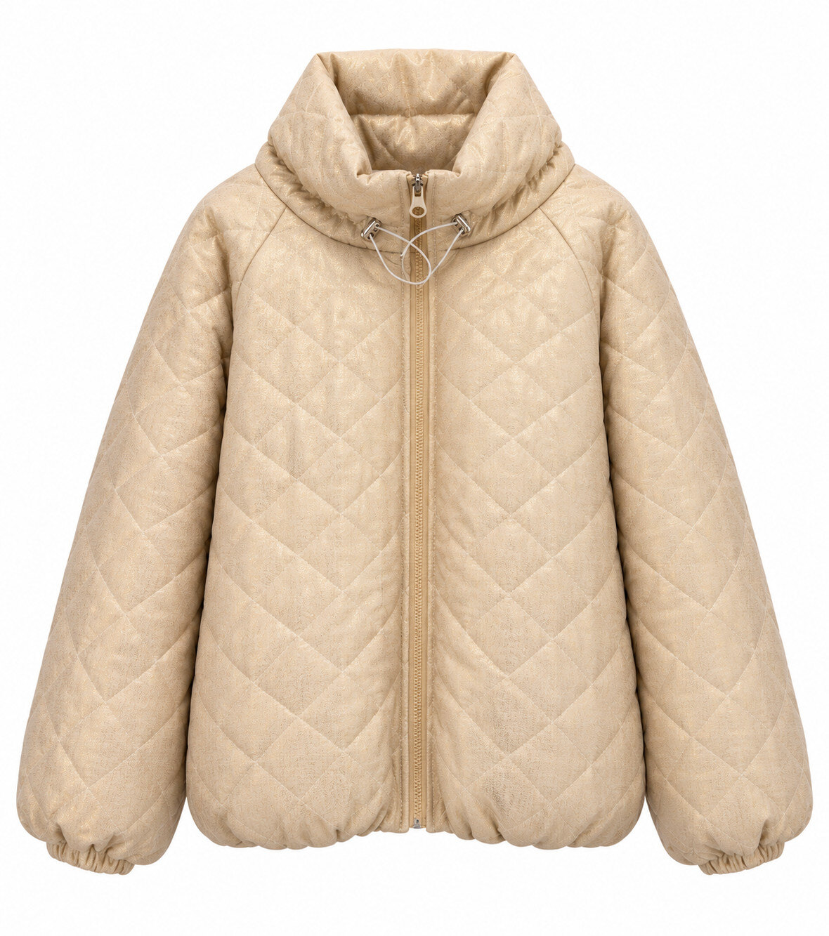 Grossiste LAMYA - Doudoune Matelassée Effet Doré/Argenté