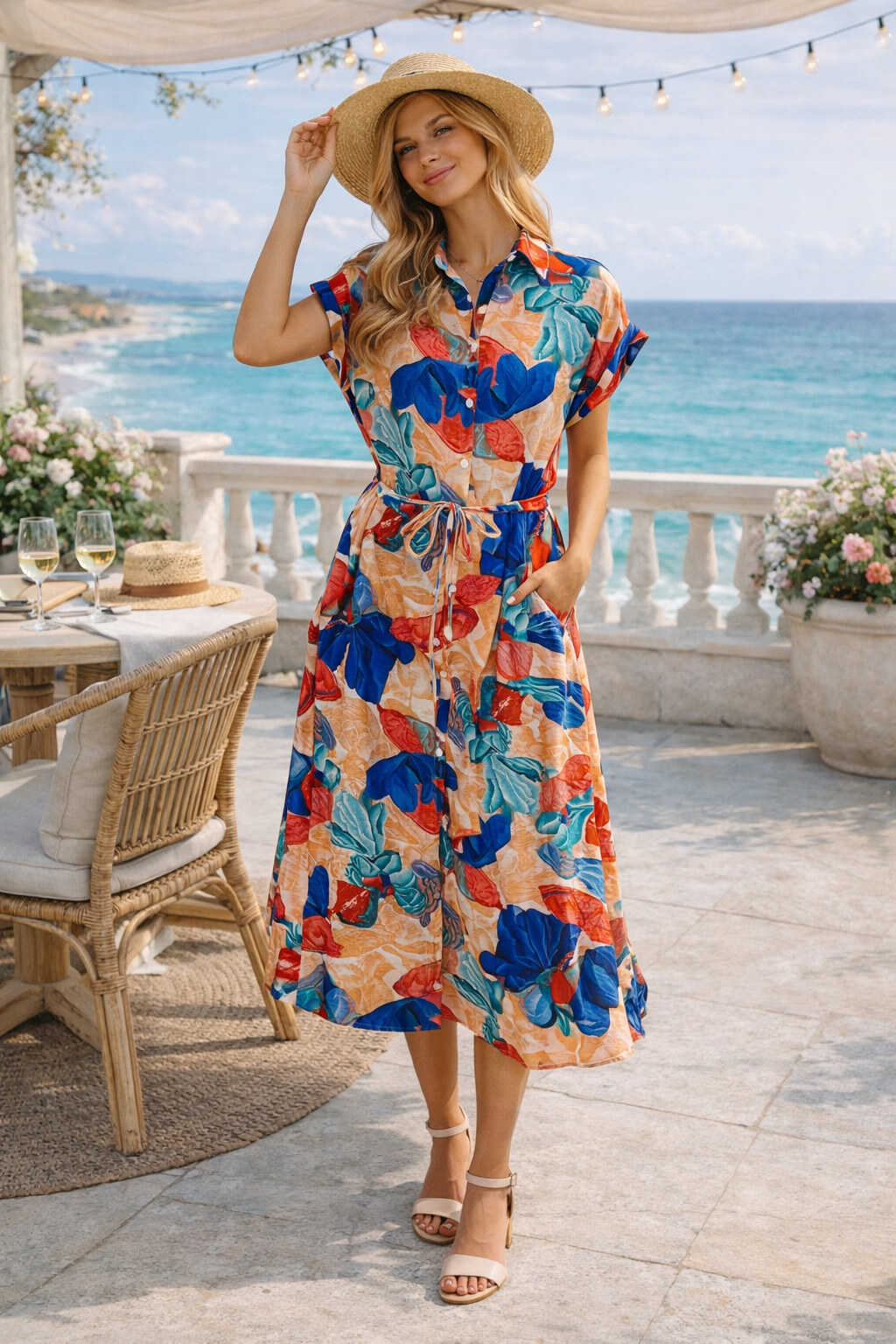 sachin and babi light blue dress Elegant O Neck A Line Maxi Dress Long Sleeve Black... From Dress_queen,  $44.42