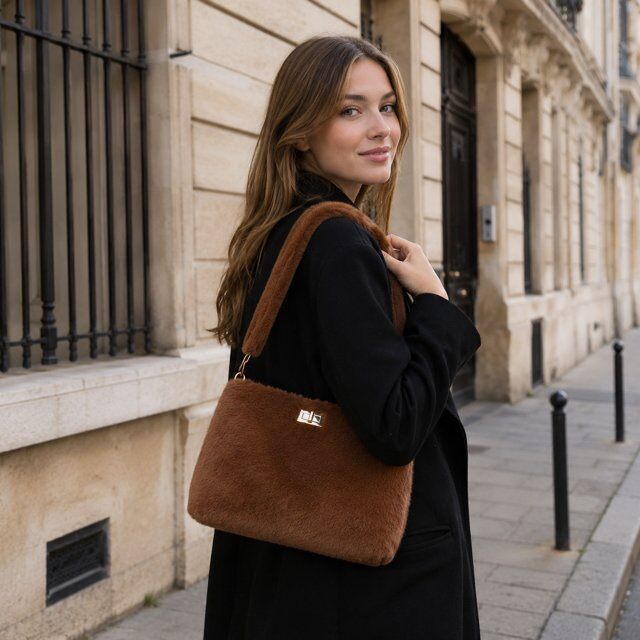 Wholesaler LAPHRODITE by Milano Bag - Fur handbag