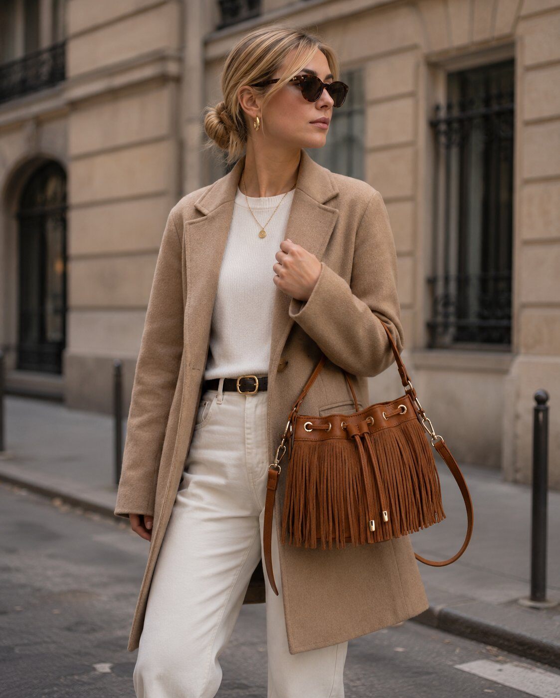 Wholesaler LAPHRODITE by Milano Bag - Fringed handbag