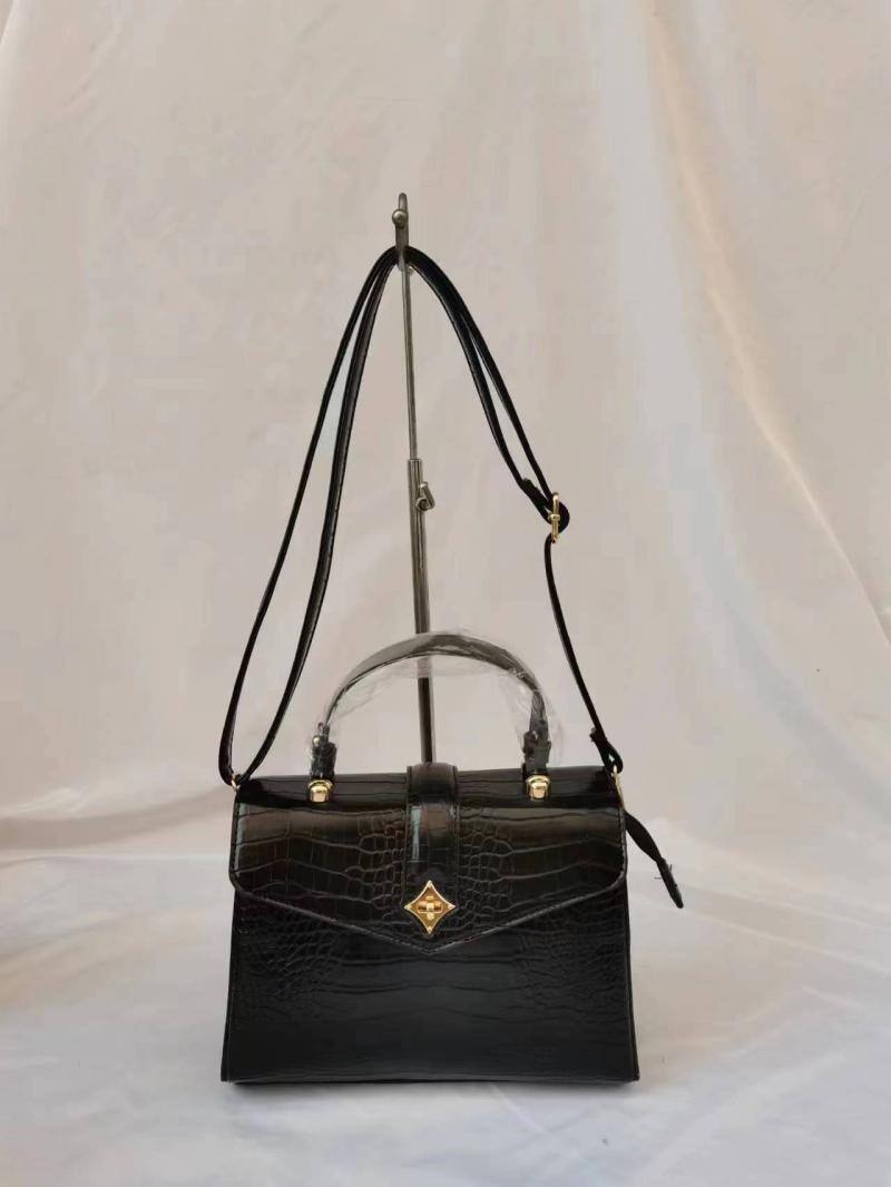 Wholesaler LAPHRODITE by Milano Bag - GREEN CROCO SHOULDER BAG