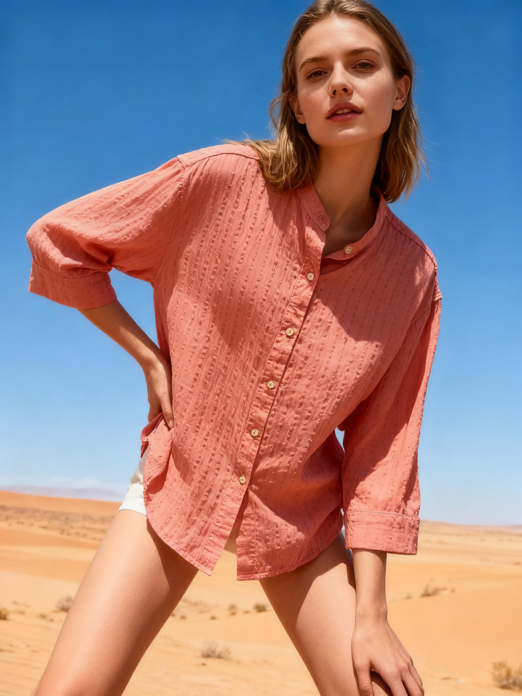 Wholesaler Last Queen - Round neck shirt top, regular fit, half sleeves