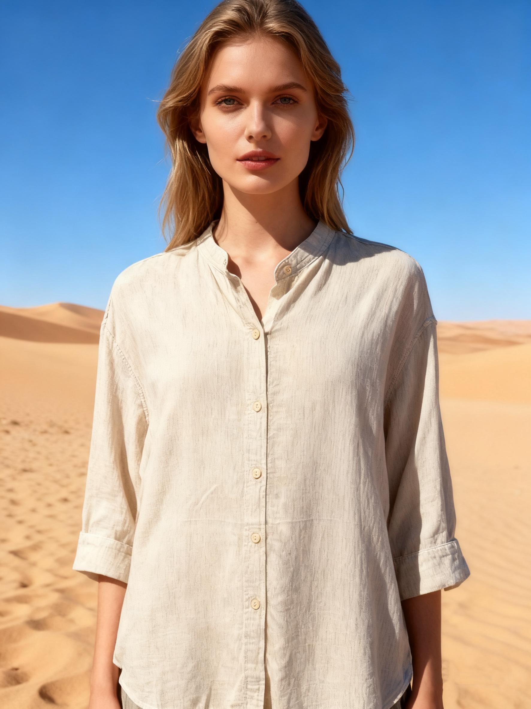 Wholesaler Last Queen - Round neck shirt top, regular fit, half sleeves, washed style