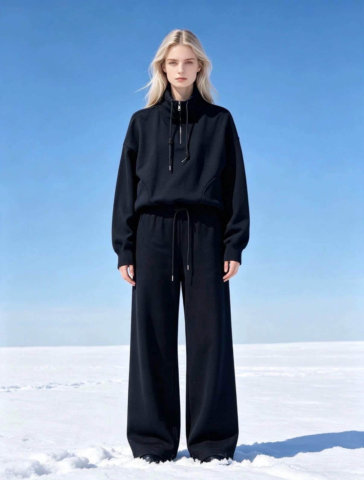 Grossiste Last Queen - Ensemble haut et pantalons en maille, style décontracté