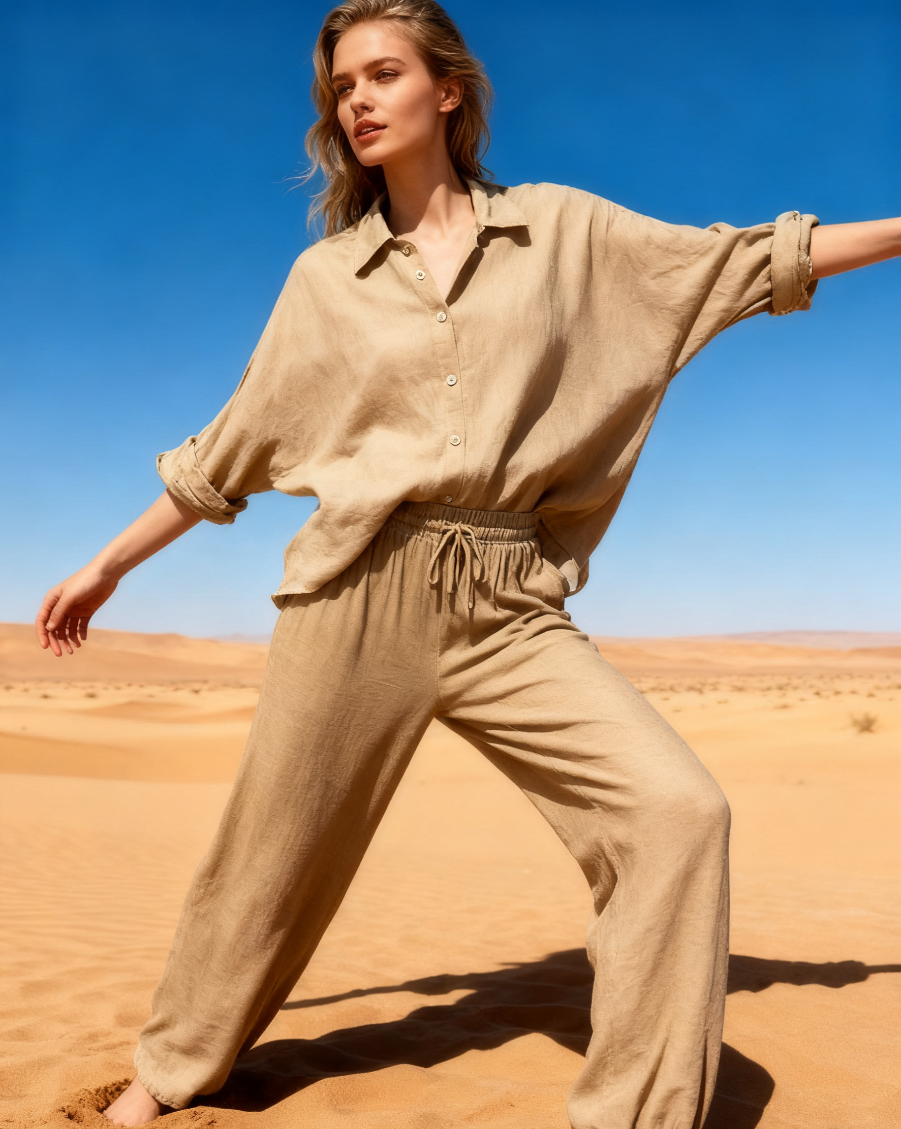 Wholesaler Last Queen - Shirt and flowy pants set