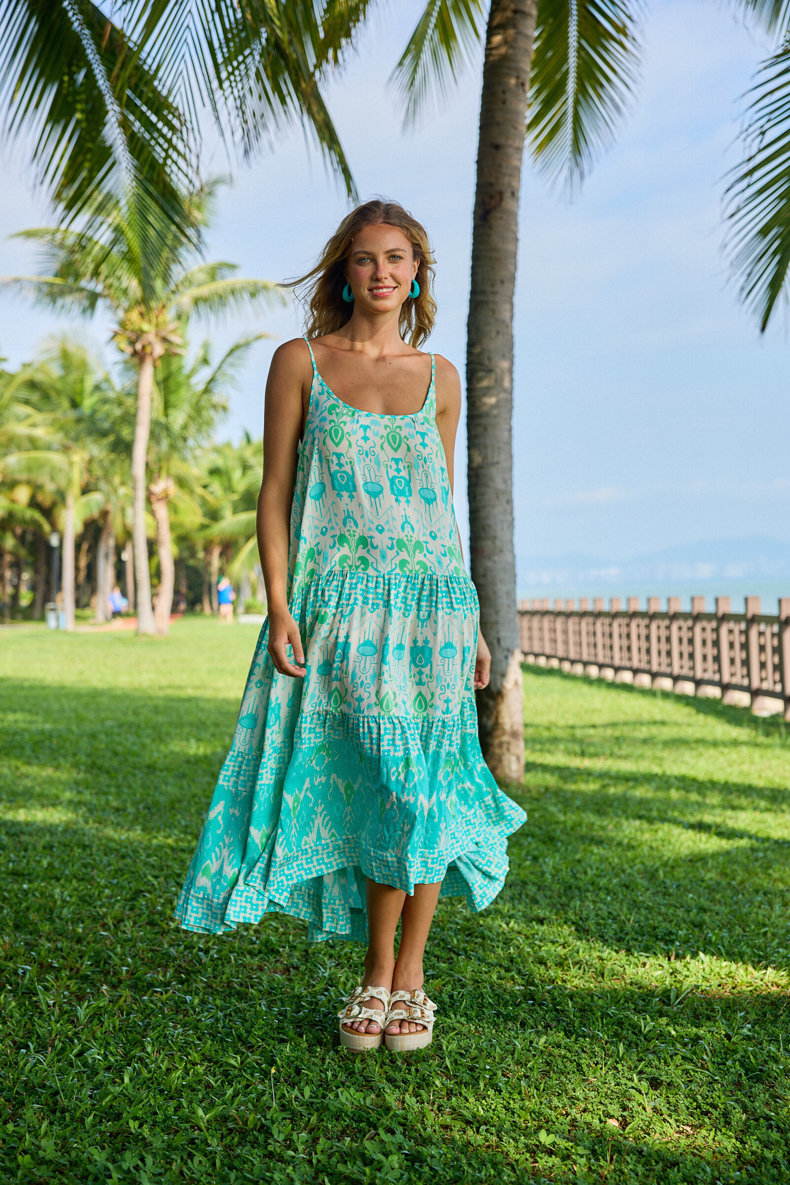 Großhändler Last Queen - Streikkleid im mittleren Langstil, ausgewaschener Stil