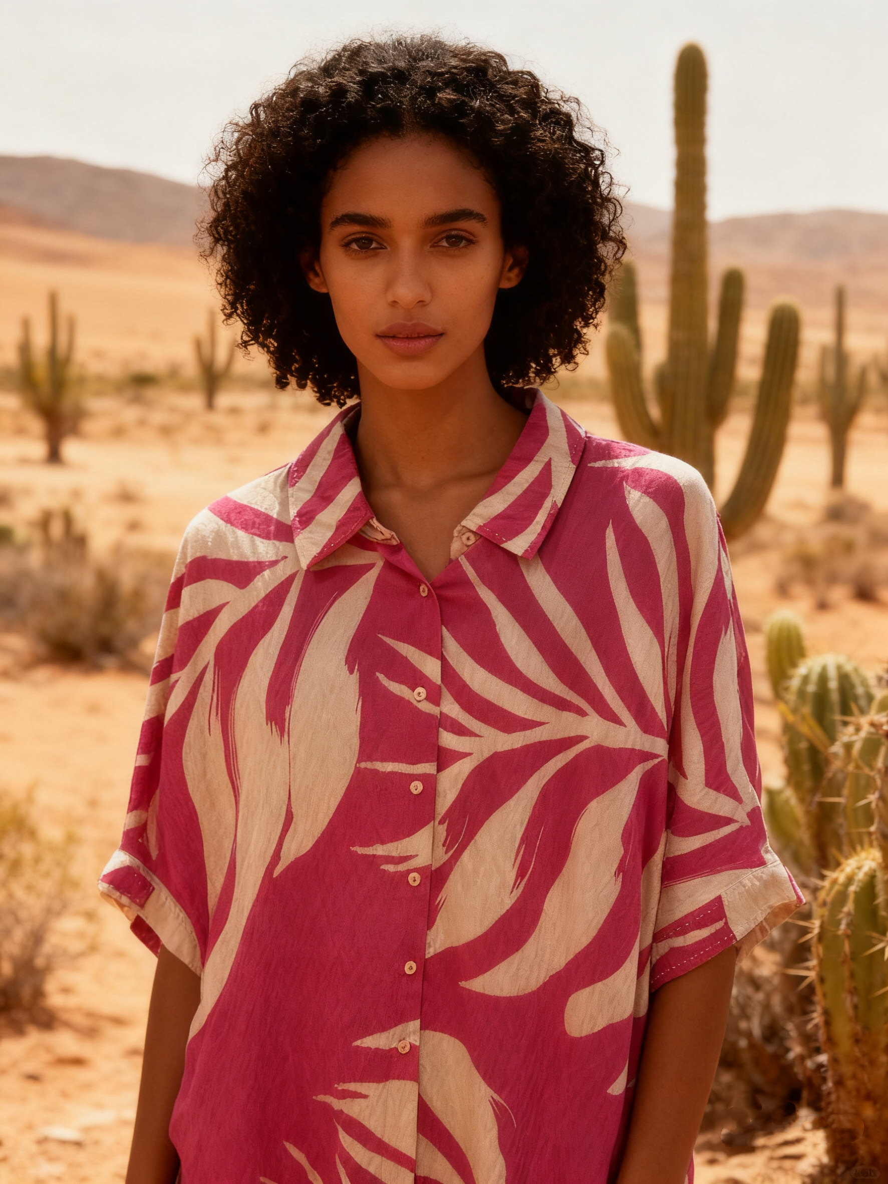 Wholesaler Last Queen - Tropical print shirt