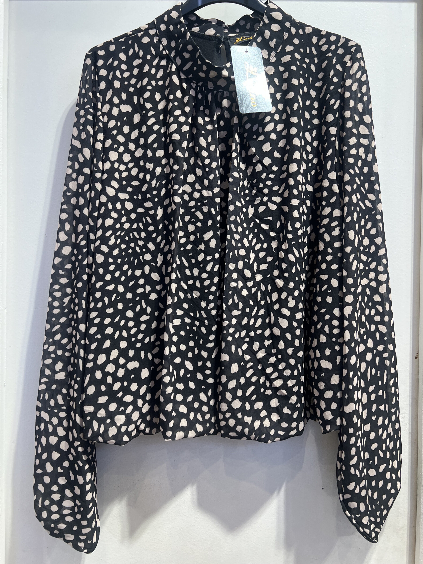 Wholesaler LATINO - Fluid long -sleeved blouse, Weight style print
