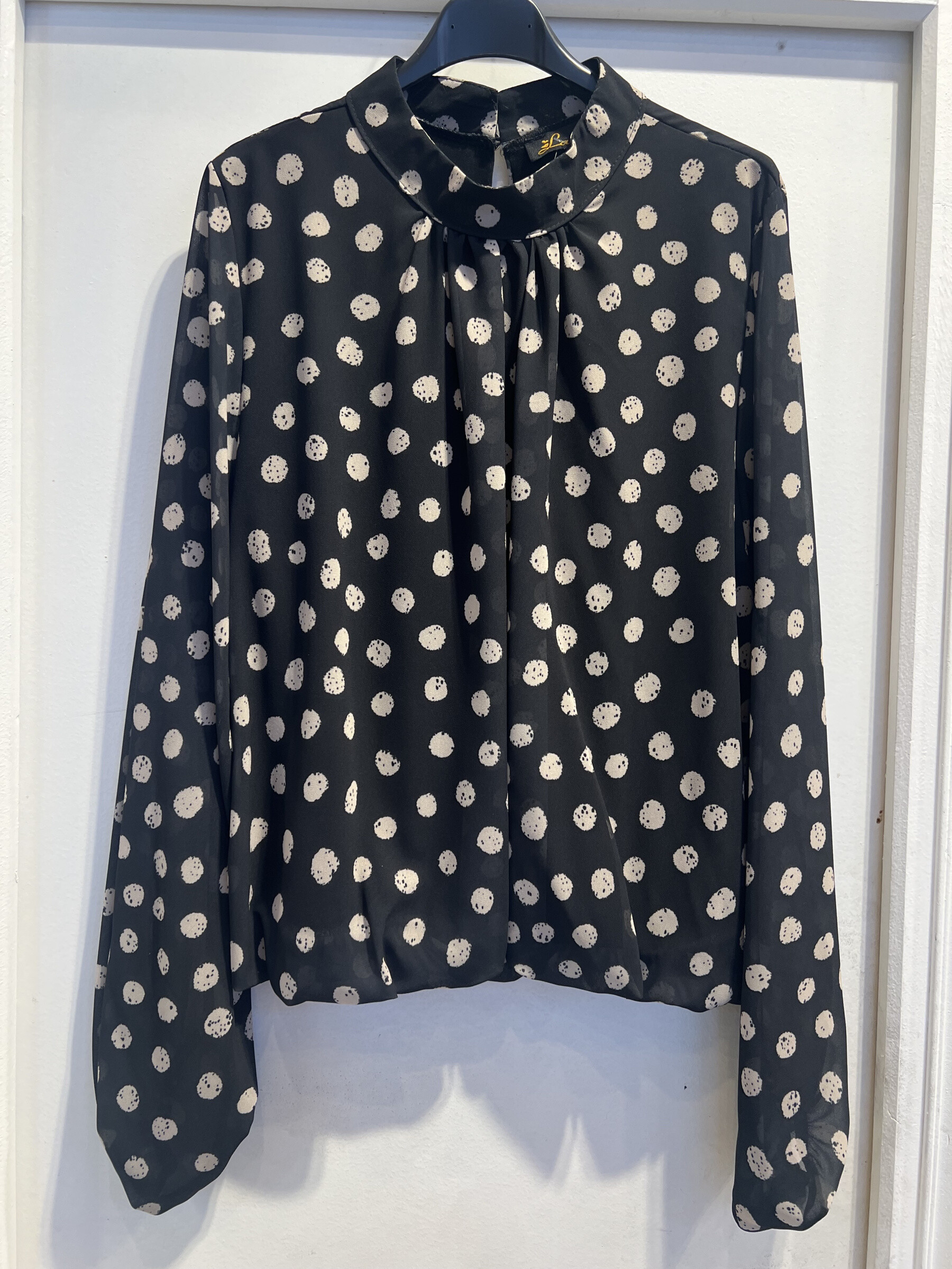Wholesaler LATINO - Fluid blouse, long -sleeved collar long