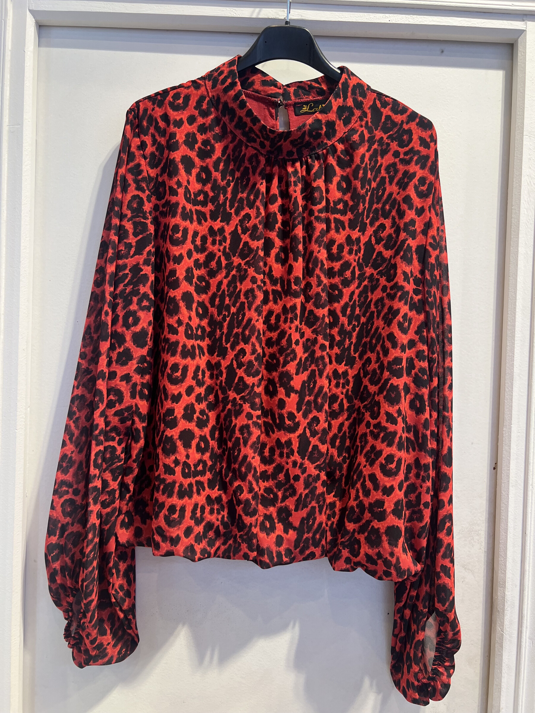 Wholesaler LATINO - Fluid blouse, long -sleeved collar long