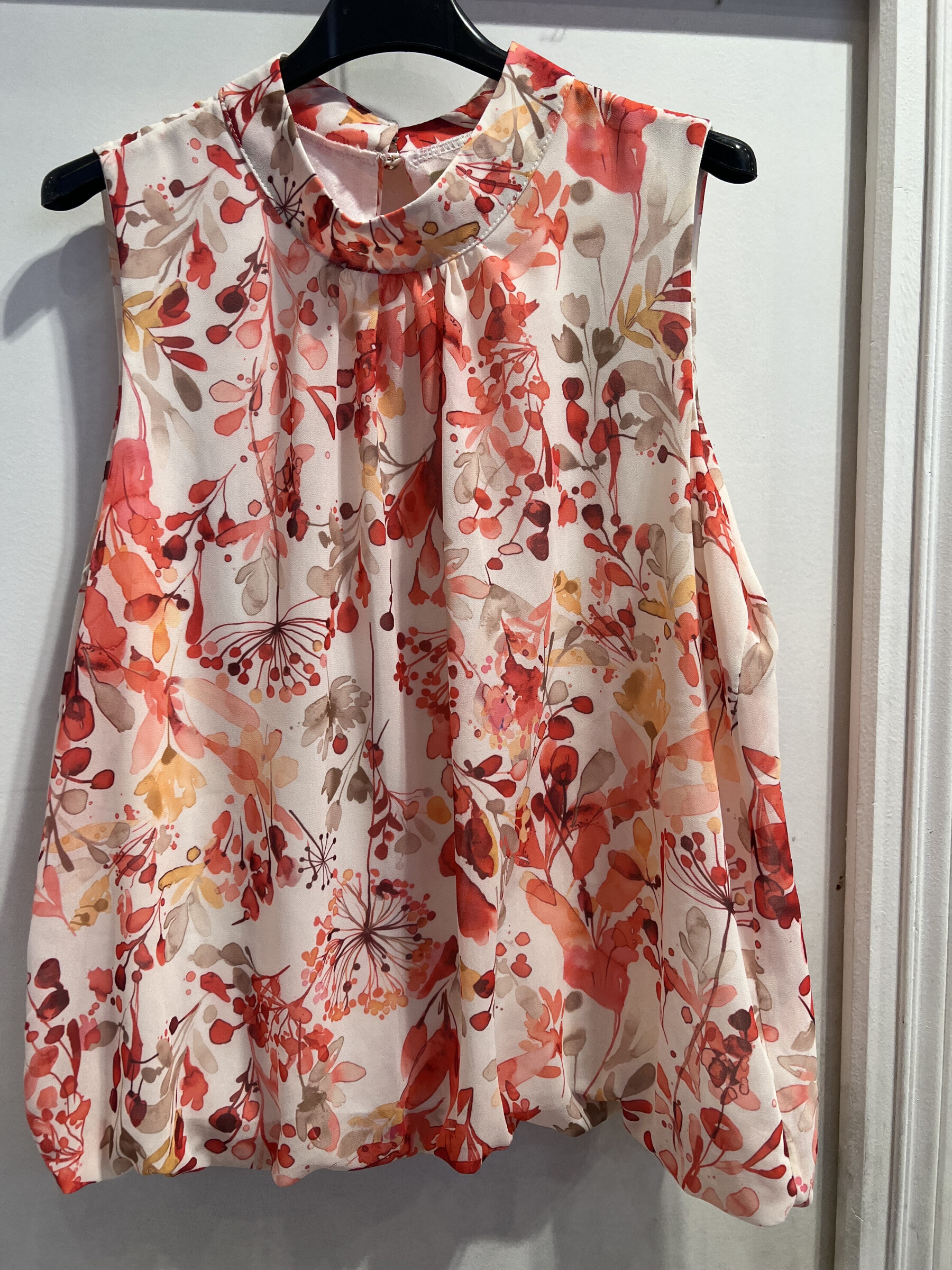 Mayorista LATINO - Estampado floral fluido -Top libre
