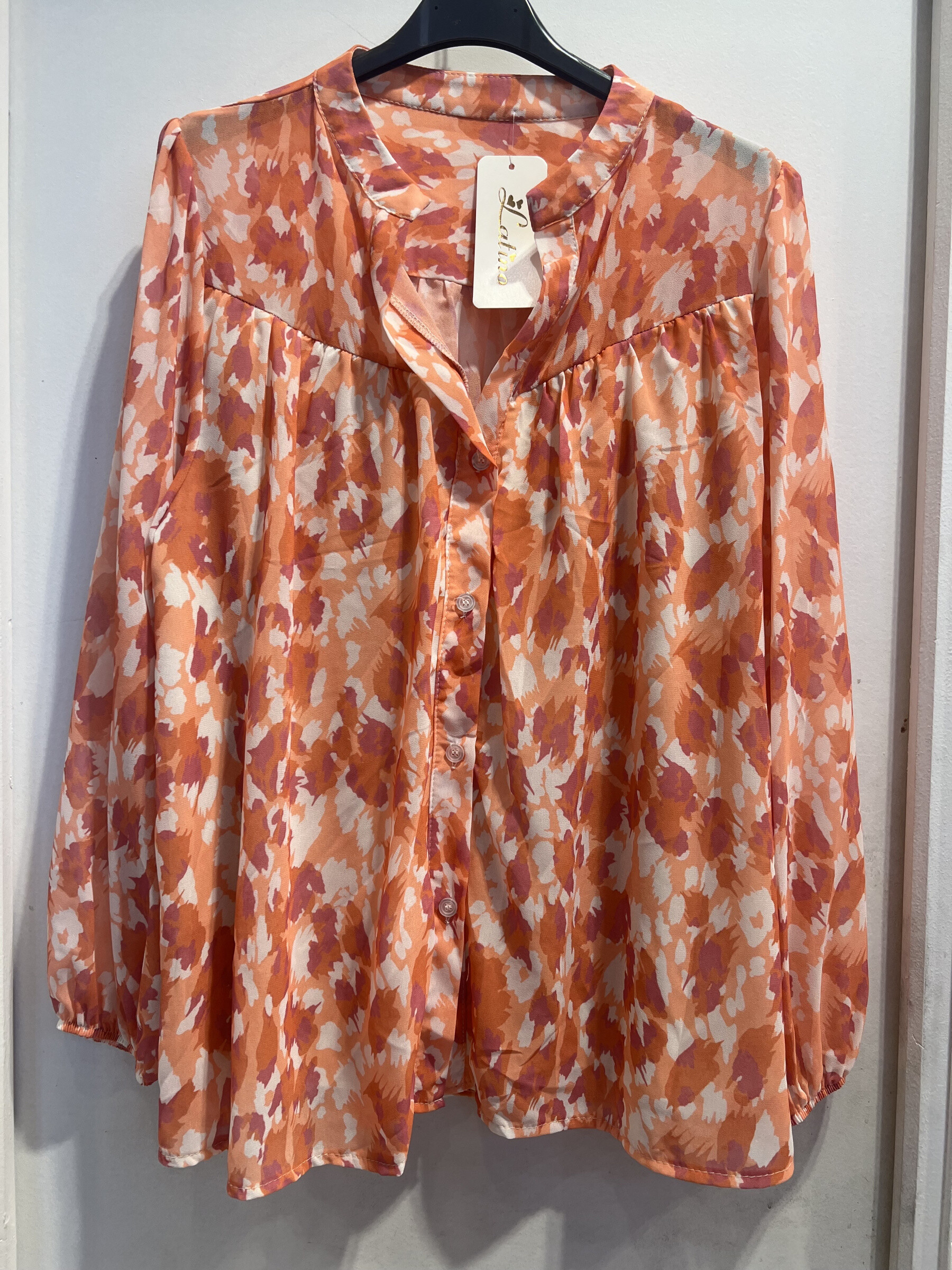Mayorista LATINO - Camisa estampada fluida