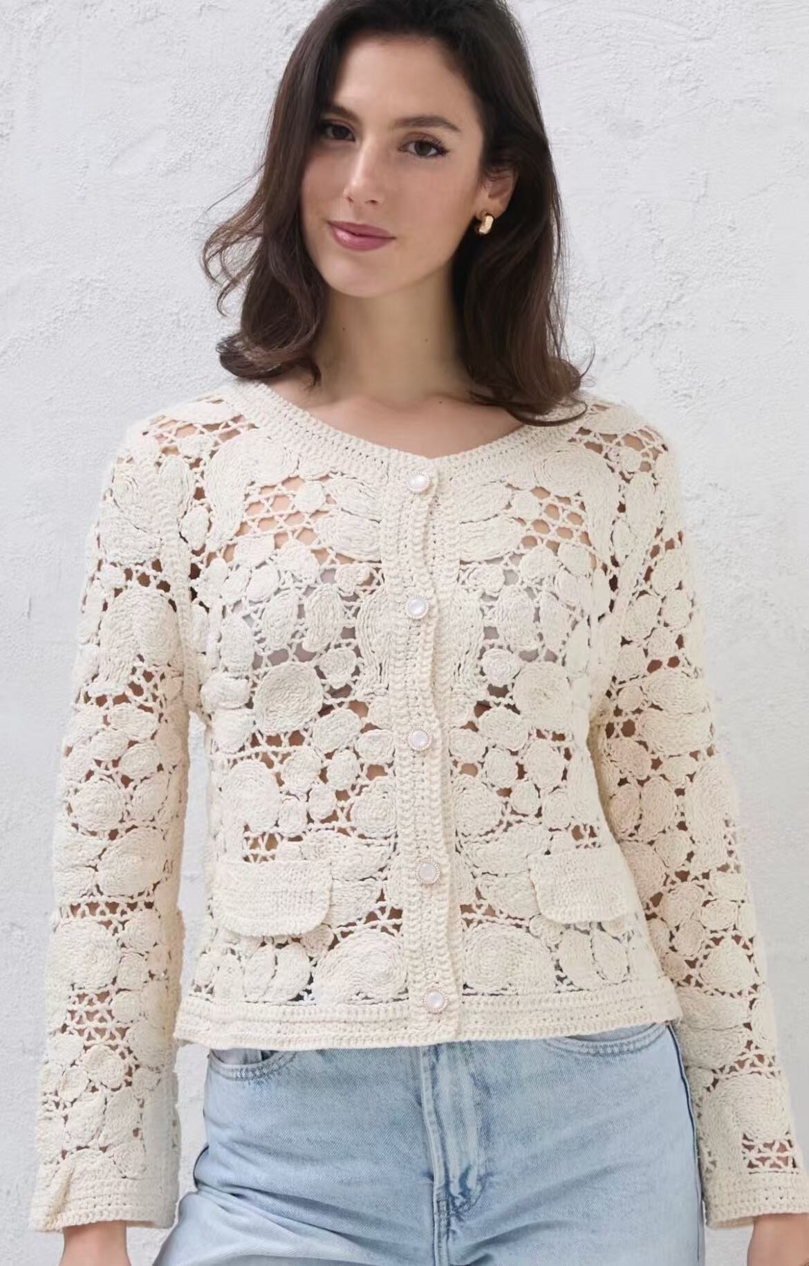 Großhändler LATINO - Böhmische gebrannte Strickweste