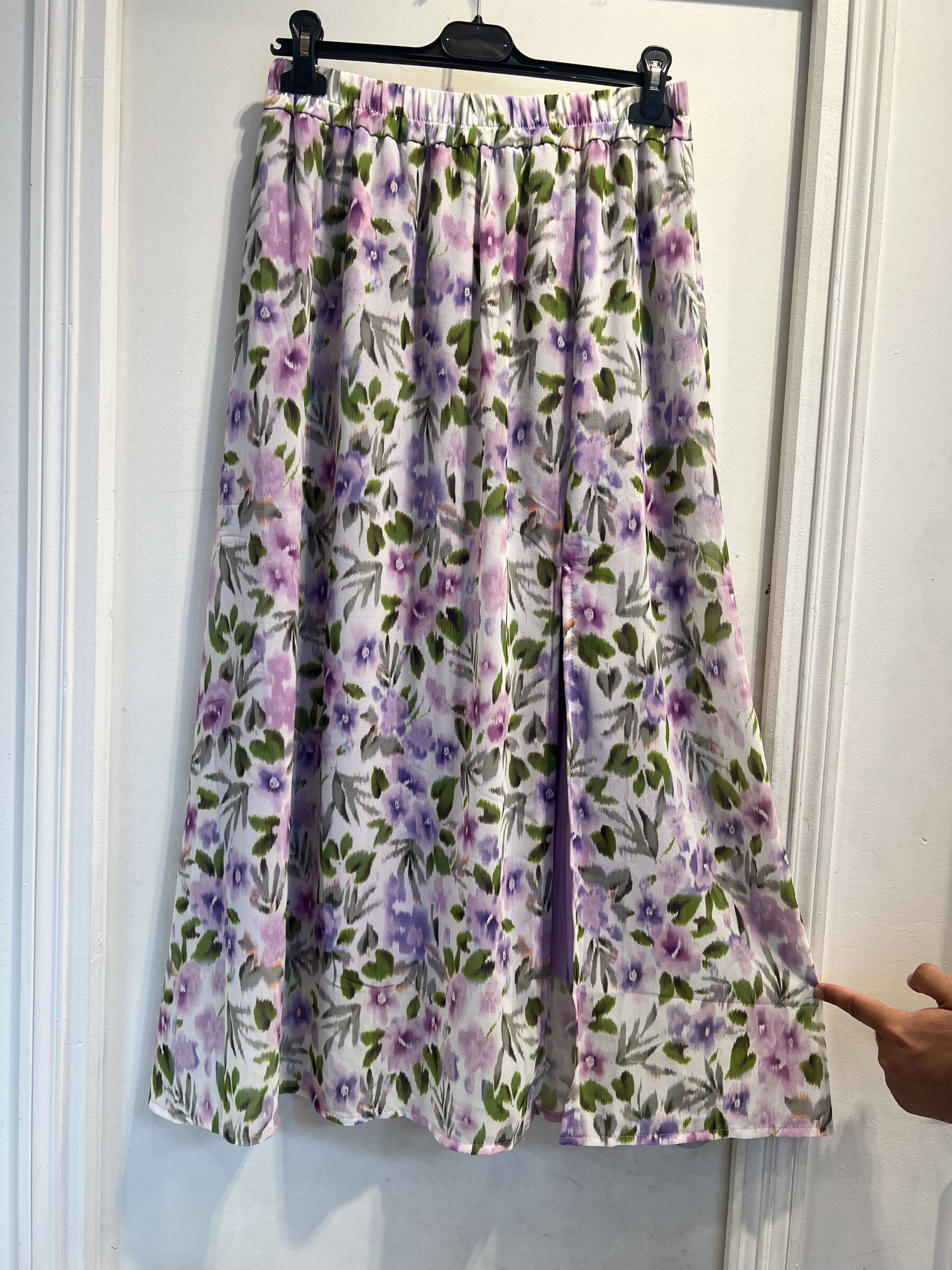 Wholesaler LATINO - Printed long split skirt
